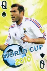 Карта Зинедин Зидан - Zinedine Zidane - Франция Реал Мадрид Ювентус