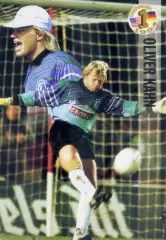 Карточка Оливер Кан Oliver Kahn Бавария Германия Карлсруэ Karlsruher Panini 1994