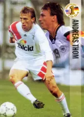 Карточка Андреас Том Andreas Thom ГДР Германия DDR Байер Bayer Panini 1994