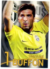 Открытка Футбол Собери Команду Ювентус Juventus Buffon Буффон Италия