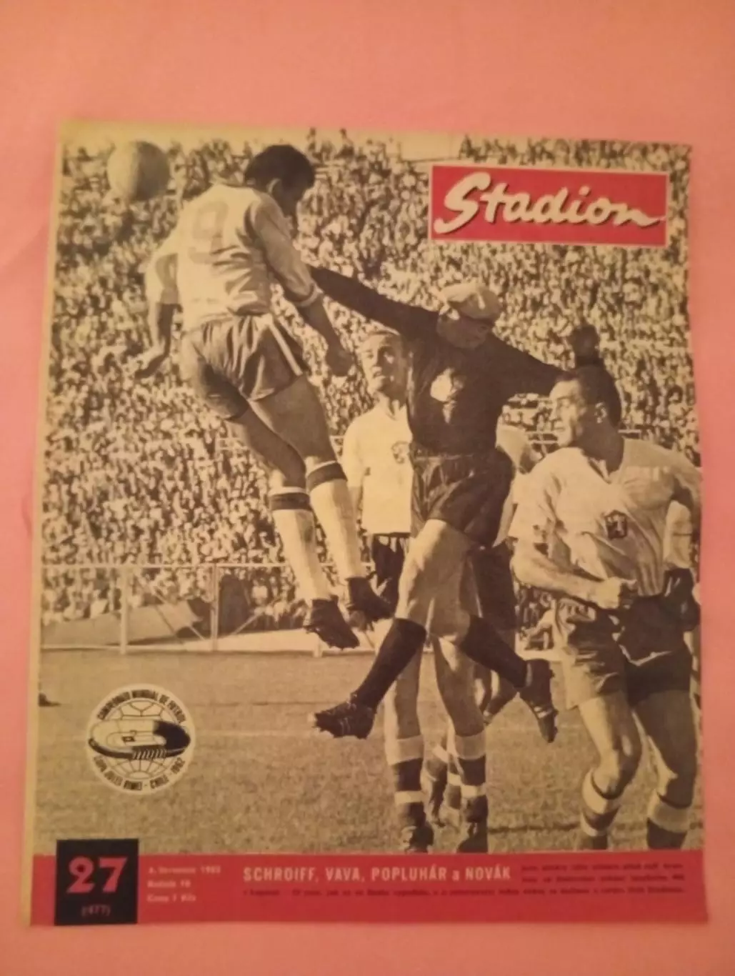 Стадион №27 Stadion 1962 Чемпионат Мира по Футболу Финал Бразилия-ЧССР СССР-Чили