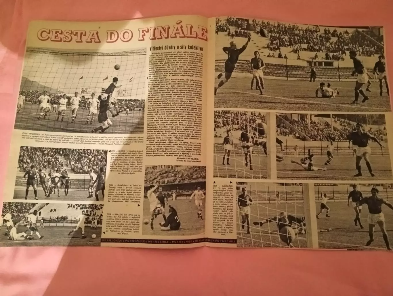 Стадион №27 Stadion 1962 Чемпионат Мира по Футболу Финал Бразилия-ЧССР СССР-Чили 5