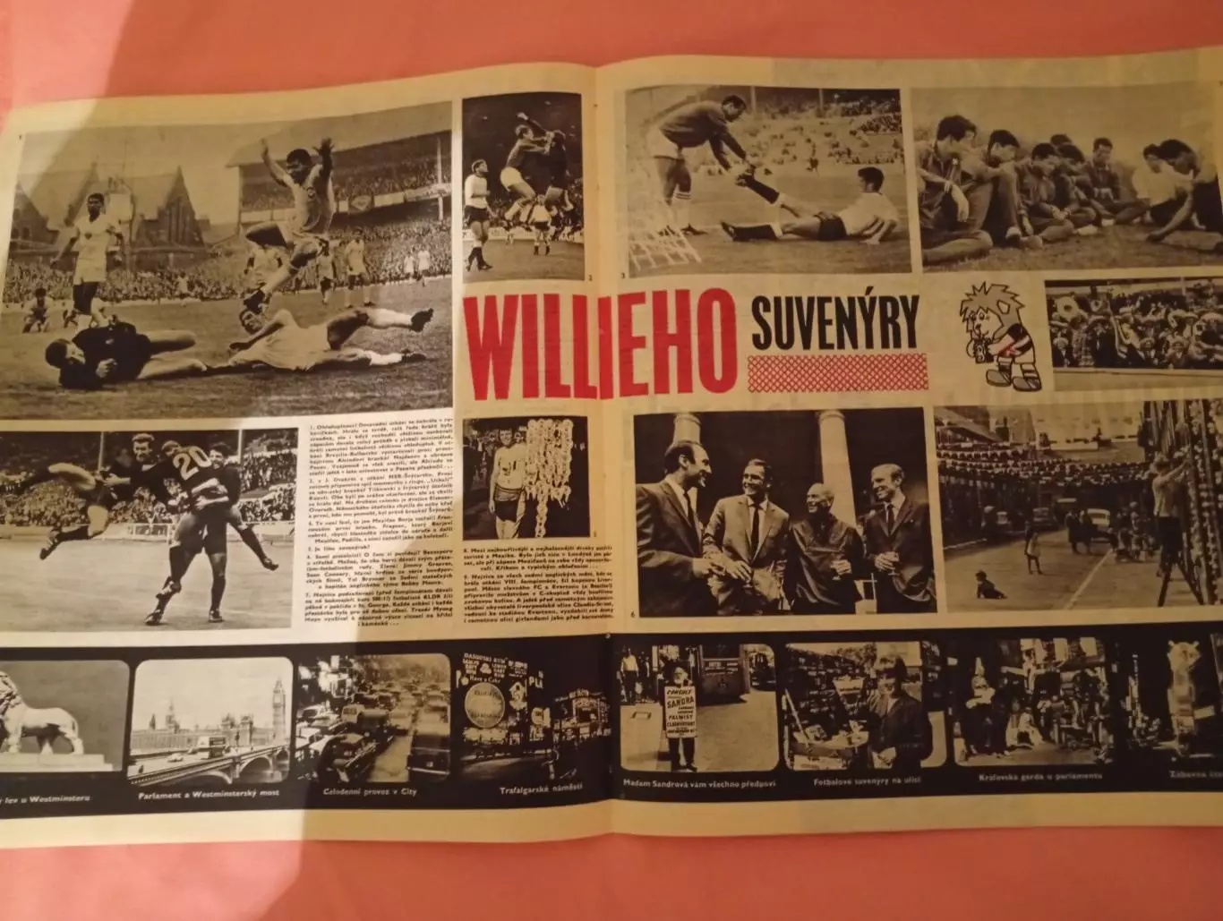 Стадион № 30 Stadion 1966 Чемпионат Мира по Футболу - СССР-Италия Лев Яшин 3