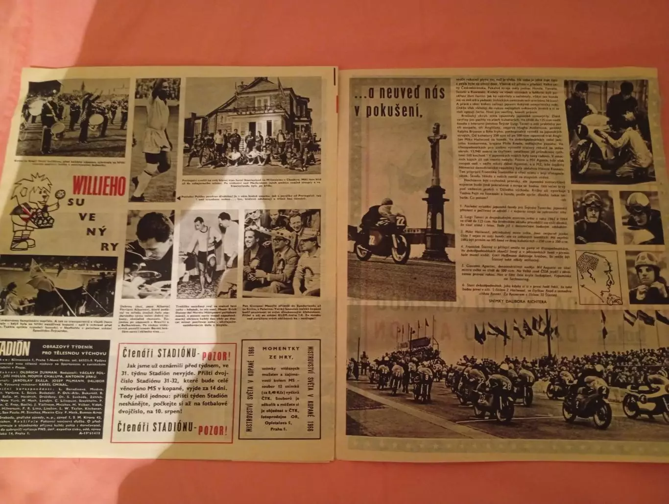 Стадион № 30 Stadion 1966 Чемпионат Мира по Футболу - СССР-Италия Лев Яшин 6