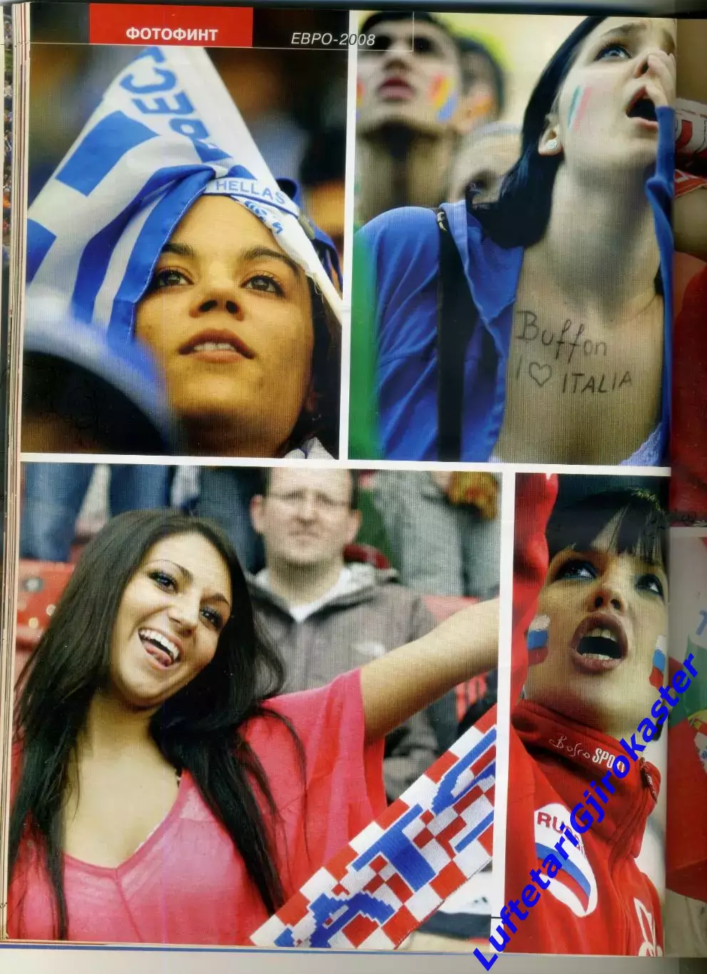 Журнал Eurofootball Еврофутбол август 2008 - ЕВРО Фанаты - Хави - Сборная России 3