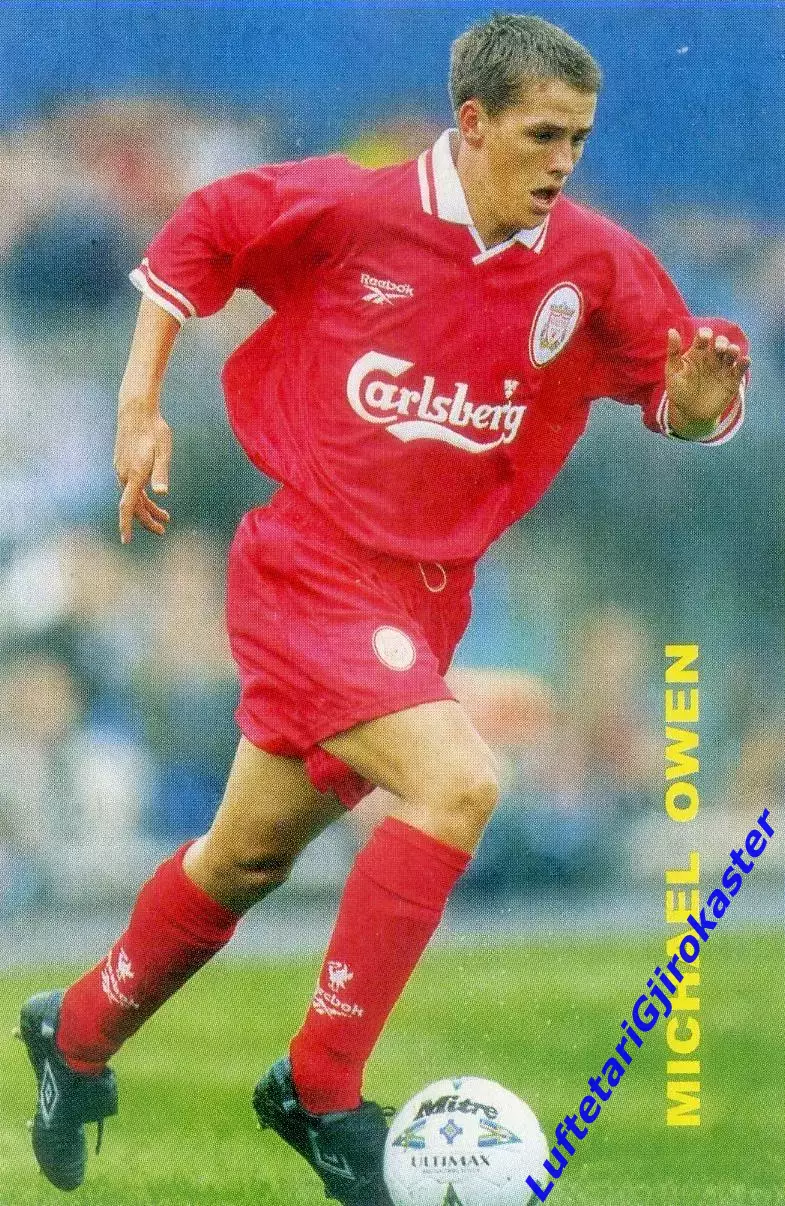 Календарик 2000 - Майкл Оуэн Michael Owen Англия Ливерпуль Liverpool England
