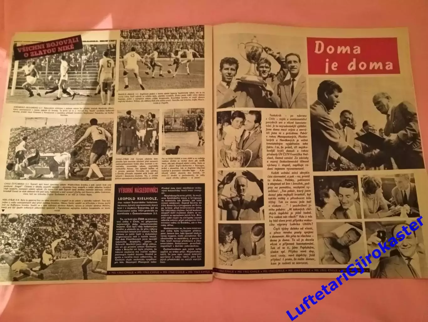 Стадион №27 Stadion 1962 Чемпионат Мира по Футболу Финал Бразилия-ЧССР СССР-Чили 6