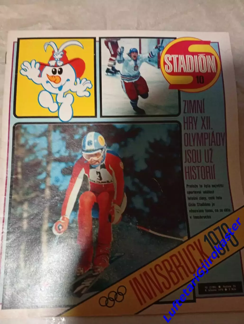 Стадион Stadion 1976 №10-Олимпийские игры-Инсбрук-Спецвыпуск - Хоккей-СССР-ЧССР