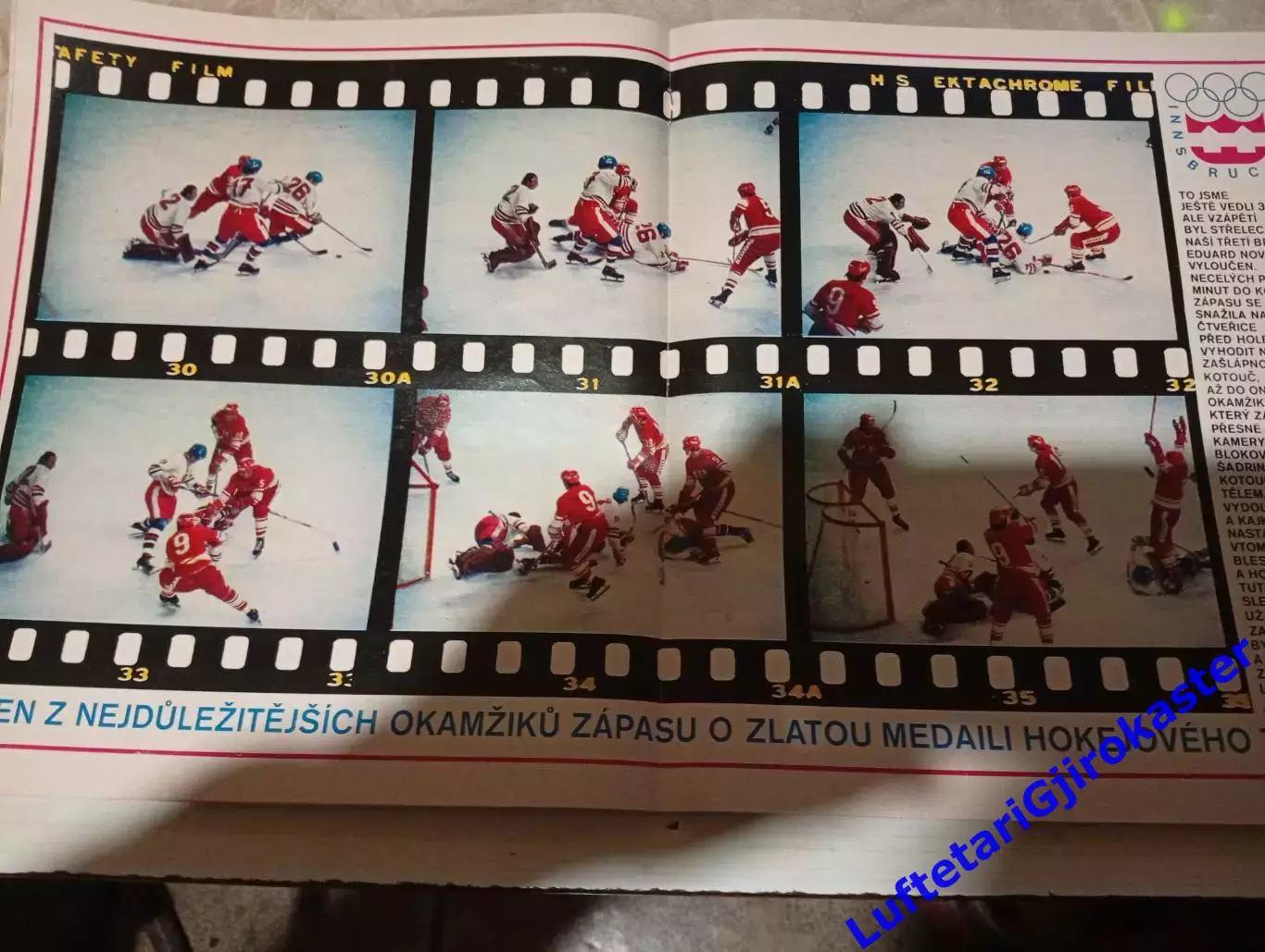 Стадион Stadion 1976 №10-Олимпийские игры-Инсбрук-Спецвыпуск - Хоккей-СССР-ЧССР 1