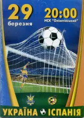 Украина - Испания - 29.03.2003