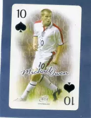 Карта Futera 2004 - Майкл Оуэн - Ливерпуль Манчестер Ньюкасл Англия-Реал Мадрид