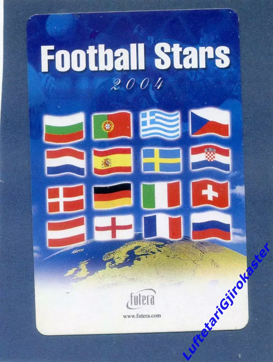 Карта Futera 2004 - Йохан Фогель - Грассхоппер Швейцария - ПСВ - Милан 1