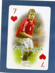 Карта Futera 2004 - Йеспер Грёнкьер - Ольборг Копенгаген Дания - Аякс - Челси