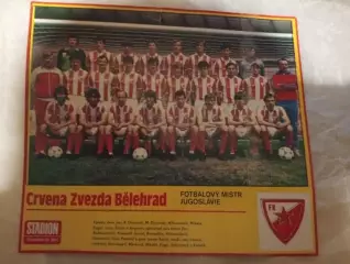 Постер из журнала Стадион Stadion - Црвена Звезда Белград Югославия Сербия