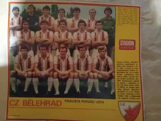 Постер из журнала Стадион Stadion - Црвена Звезда Белград Югославия Сербия