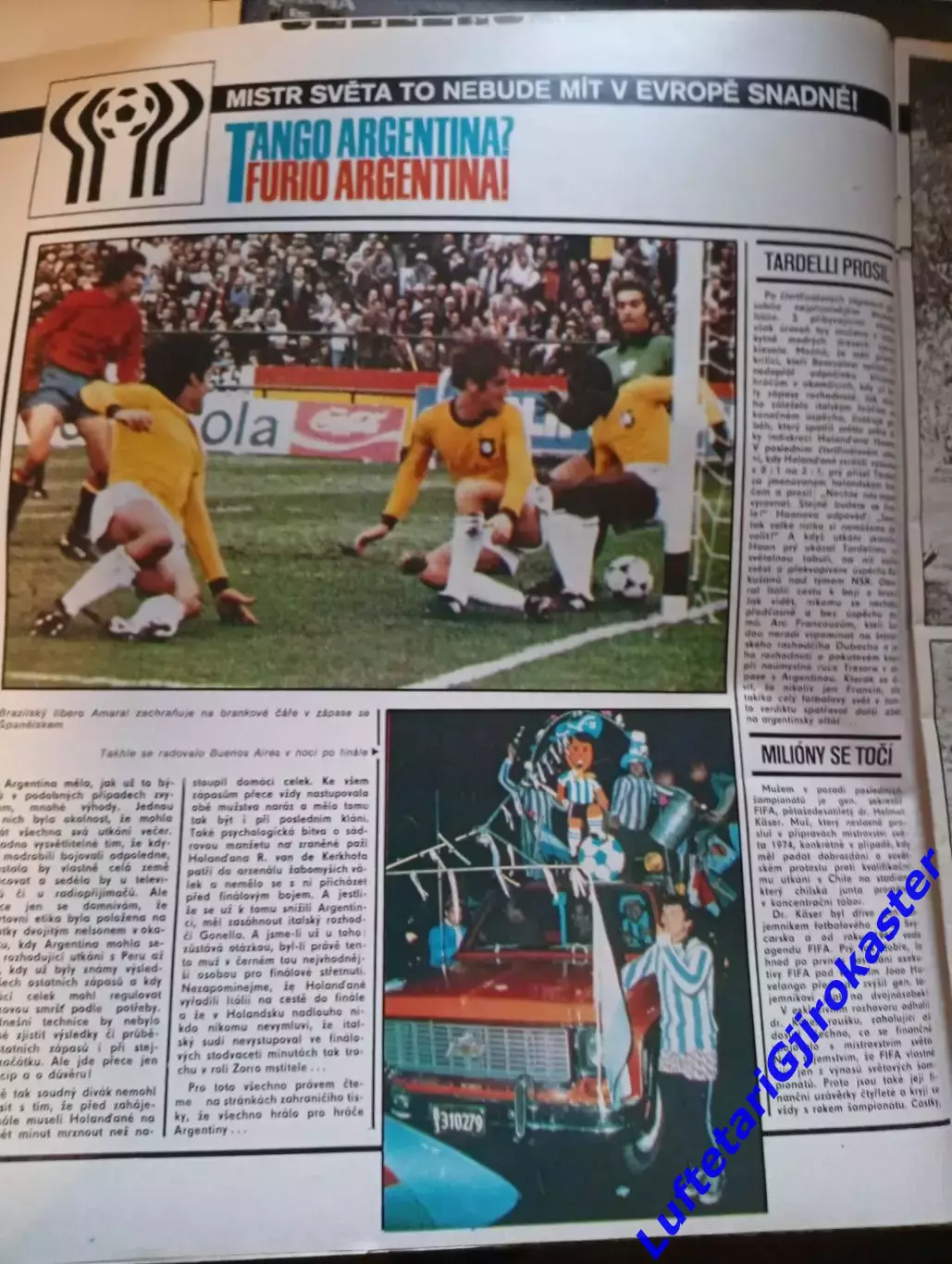 Стадион №30 Stadion 1978 Чемпионат Мира по Футболу Аргентина Финал - Формула 1 2