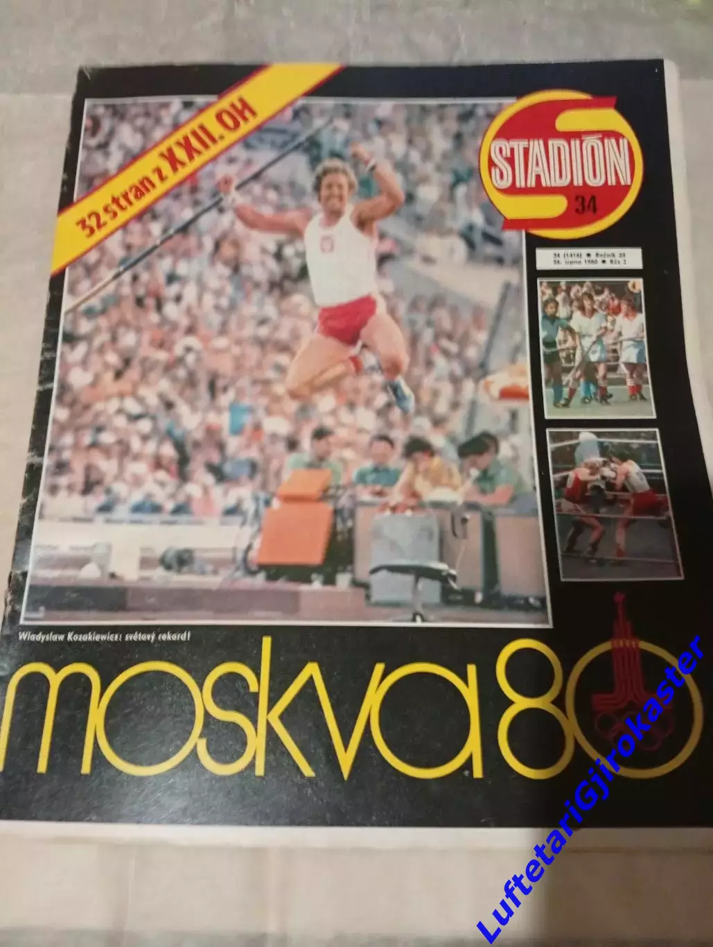 Стадион №34 Stadion 1980 - Олимпиада-80 Москва Футбол Финал ЧССР-ГДР-Спецвыпуск