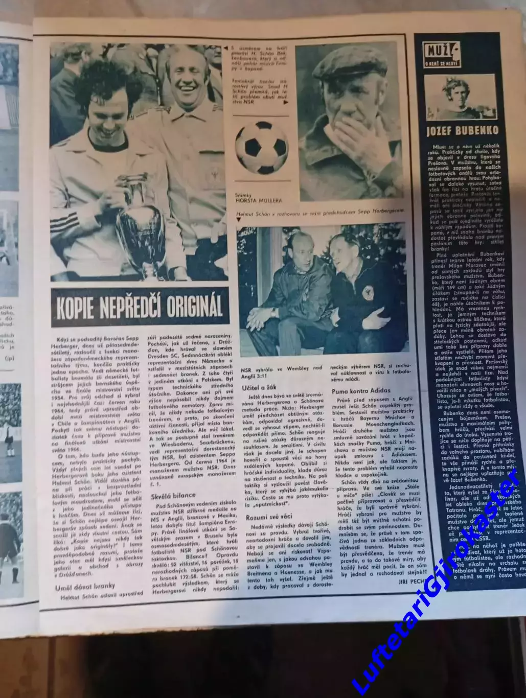 Стадион Stadion 1972 №42 - Хоккей ЧССР-Канада Фил Эспозито Бобби Орр Андерлехт 5