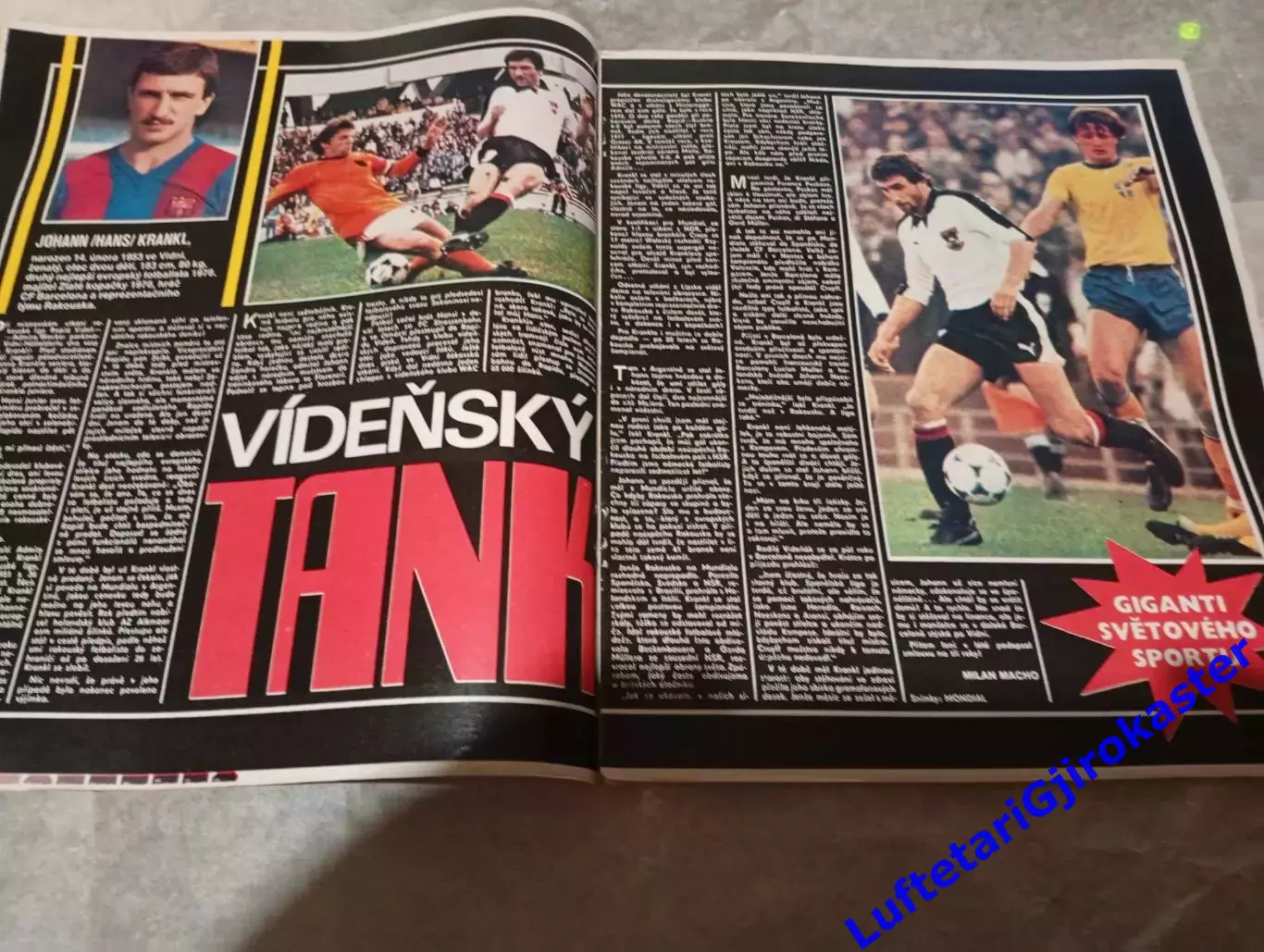Стадион №5 Stadion 1979 - Футбол Ханс Кранкль Барселона - Марио Кемпес - Хоккей 1