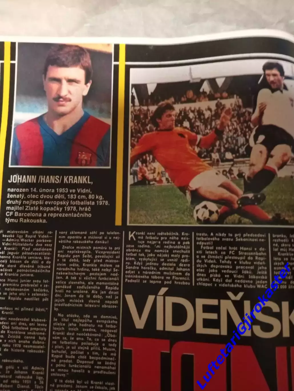 Стадион №5 Stadion 1979 - Футбол Ханс Кранкль Барселона - Марио Кемпес - Хоккей 2