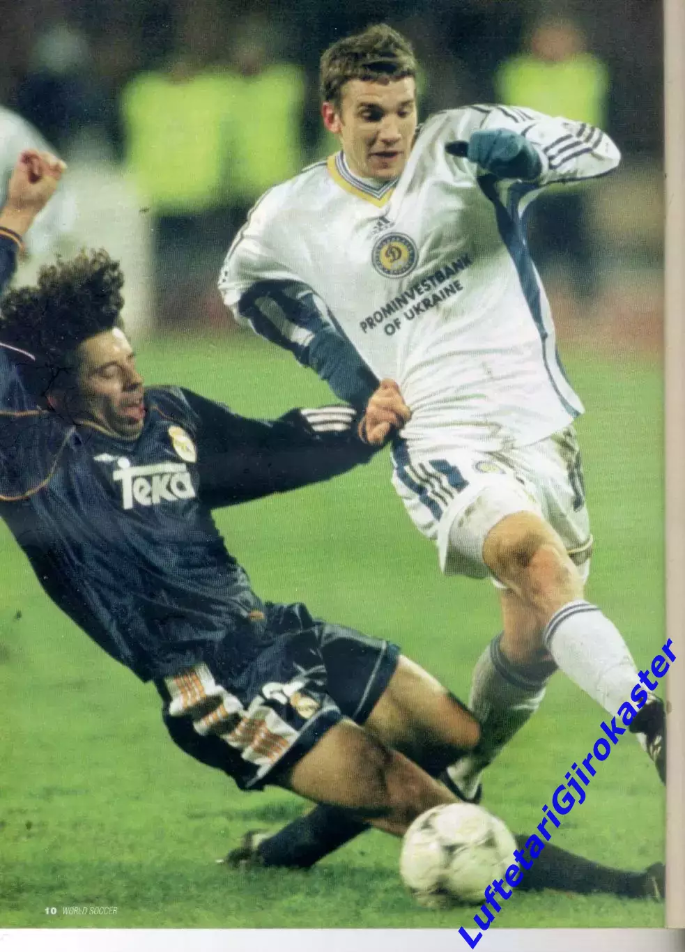 World Soccer май 1999 - Шевченко Пеле Луис Энрике Ювентус Бразилия Лацио Бордо 1