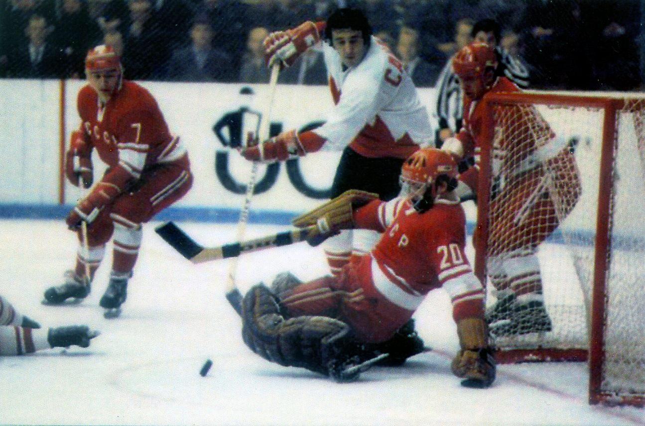 Хоккей Суперсерия СССР Канада 1972 - Третьяк - Геннадий Цыганков - Фил Эспозито
