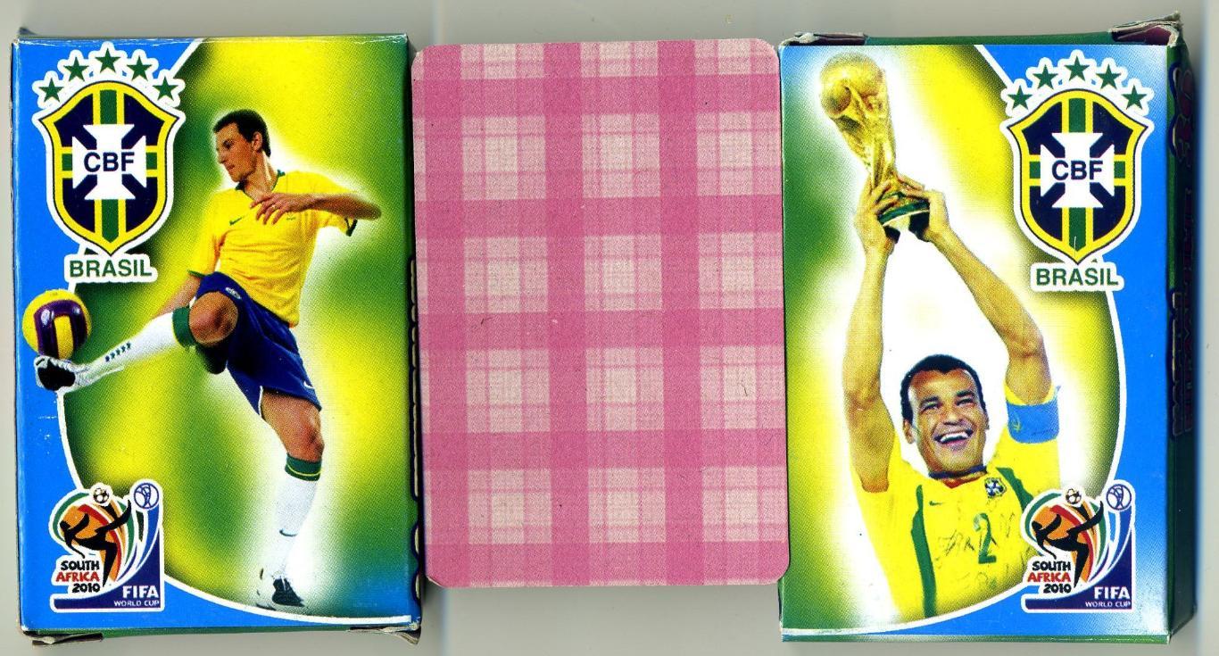 Карты игральные Футбол - комплект 36 карт - Бразилия - Роналдо Кака Роналдиньо