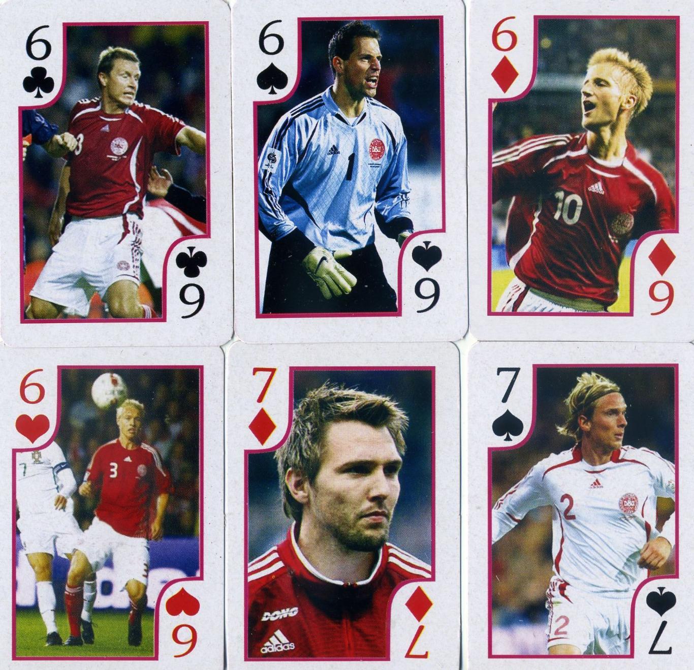 Карты игральные Футбол - комплект 36 карт - Дания 4