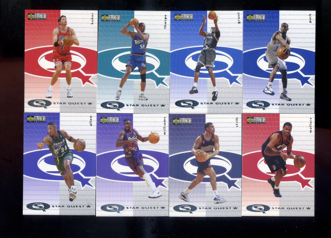 Баскетбол НБА NBA Upper Deck 1997 - 45 Карточек одним лотом 2
