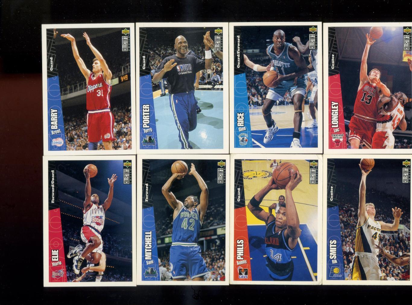 Баскетбол НБА NBA Upper Deck 1996-64 карточки одним лотом 1