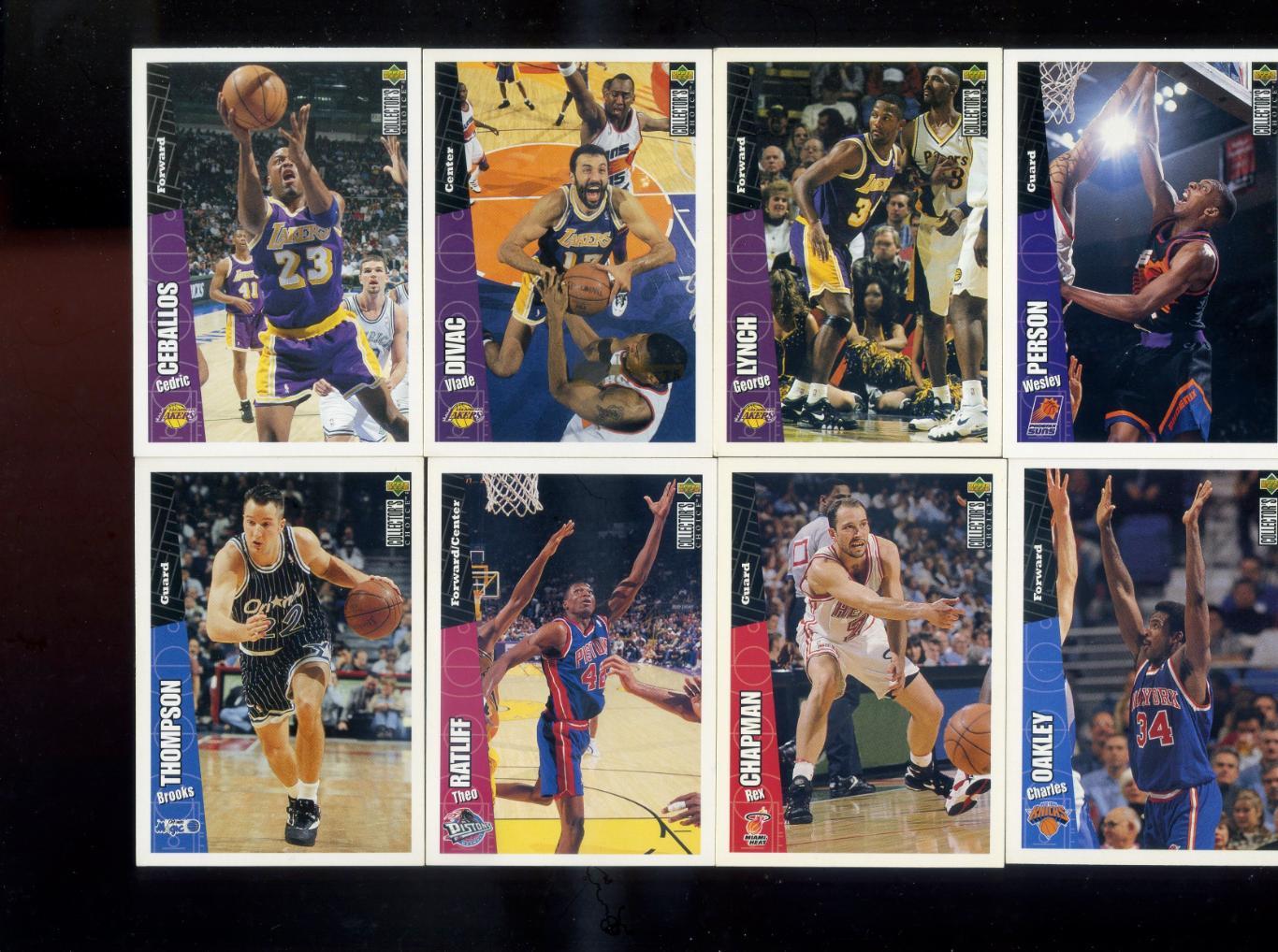 Баскетбол НБА NBA Upper Deck 1996-64 карточки одним лотом 2