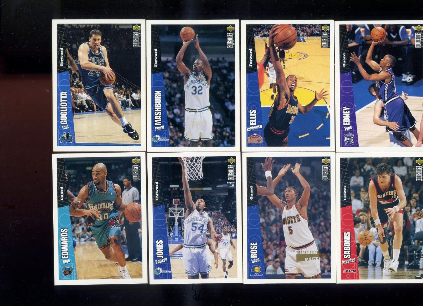 Баскетбол НБА NBA Upper Deck 1996-64 карточки одним лотом 6