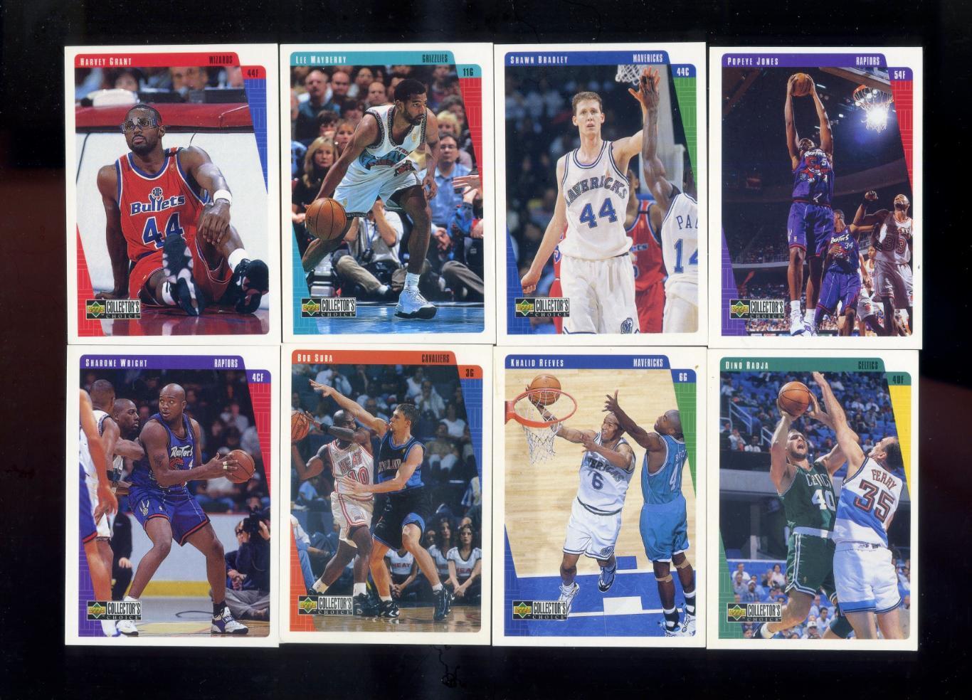Баскетбол - НБА NBA Upper Deck 1997 - 64 Карточки одним лотом