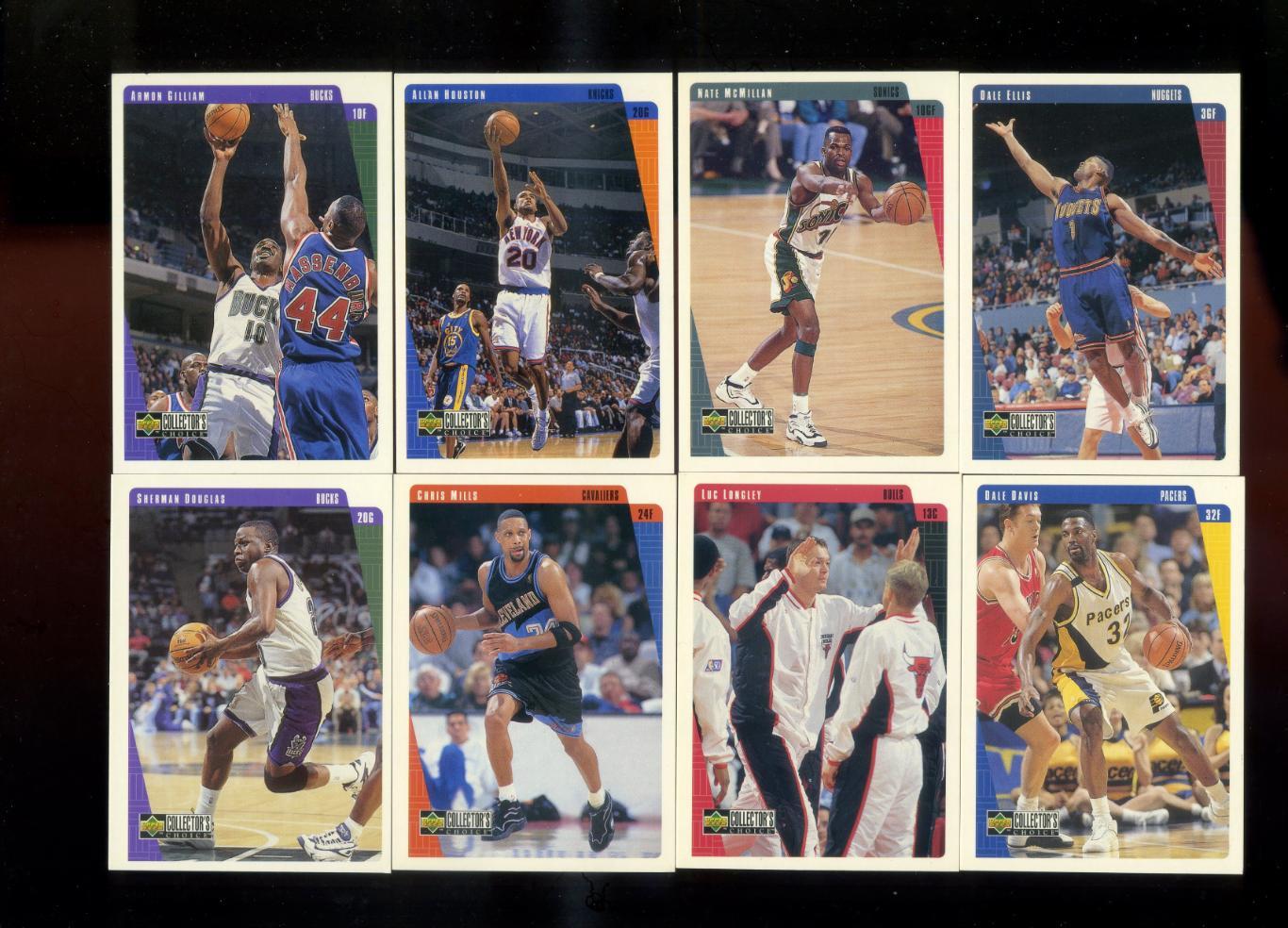 Баскетбол - НБА NBA - Upper Deck 1997 - 64 Карточки одним лотом