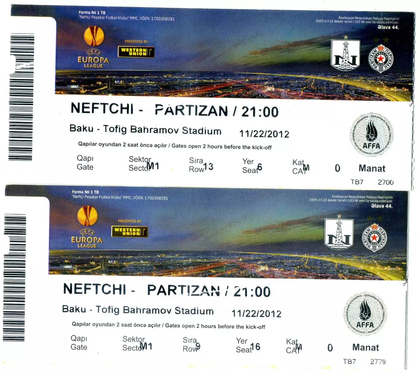 Црвена Звезда Партизан ОФК Белград Чукарички Сербия Суботица Сартид - 24 билета 7