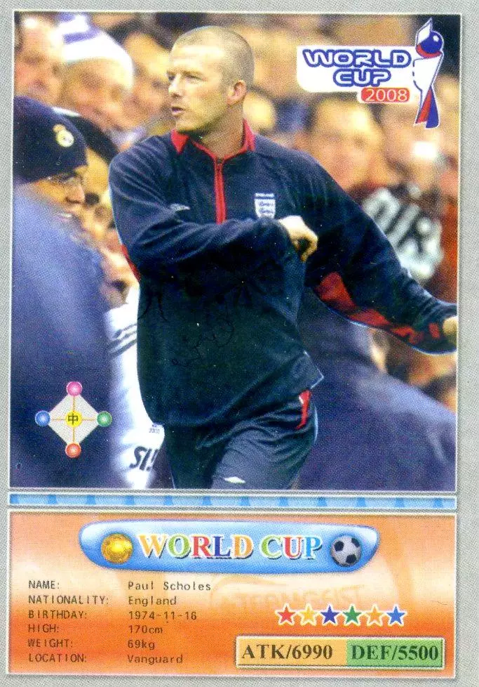 Футбол - Карточка Дэвид Бекхэм - David Beckham - Англия