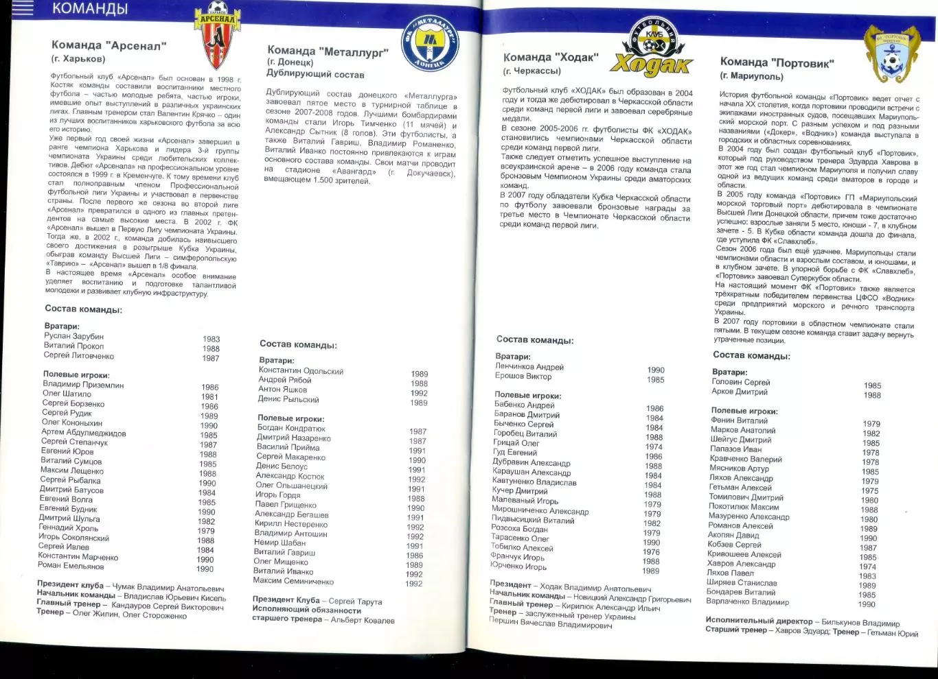 Шахтер-3 Донецк-Авангард-2 Курск Россия-Арсенал Харьков-Портовик Мариуполь 2008 3