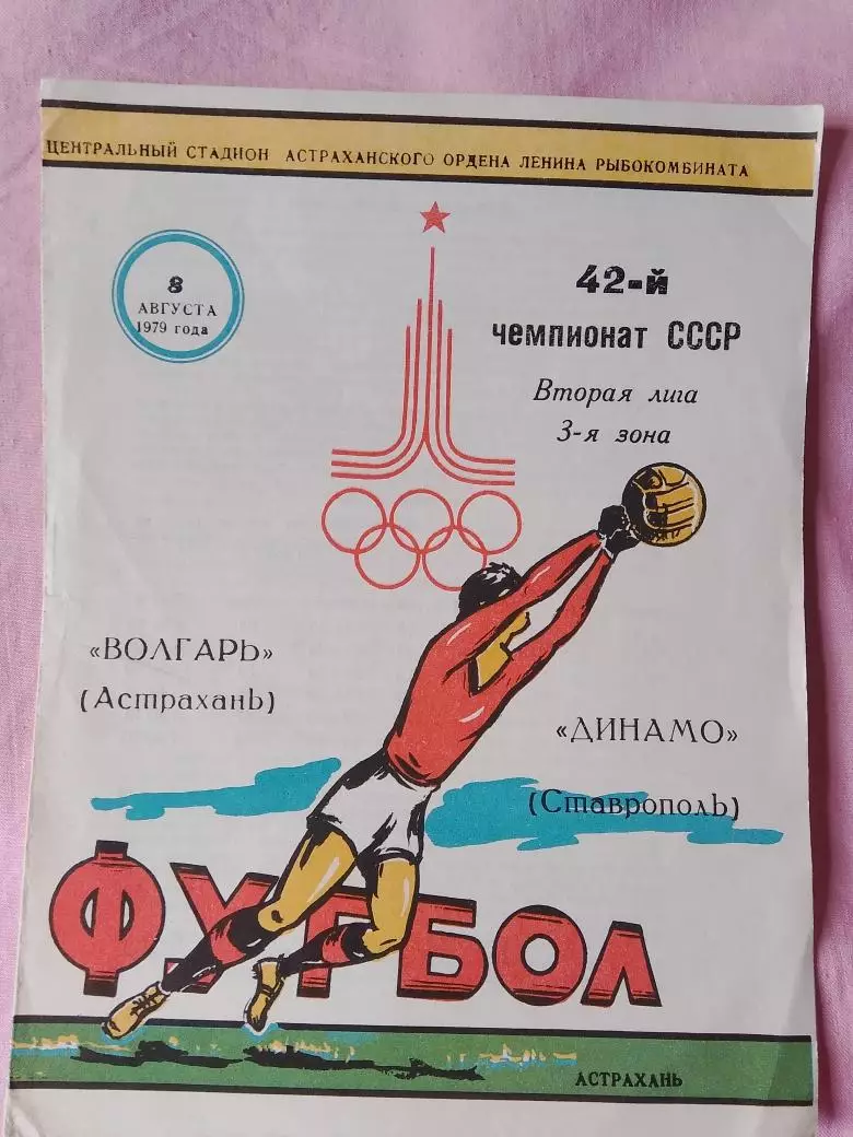 Волгарь Астрахань - Динамо Ставрополь 1979г.