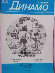 Динамо Киев - Динамо Минск 1979г.
