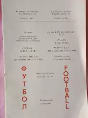 Динамо Киев - Астон Вилла Англия 1982г. Симферополь