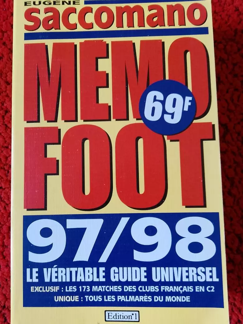 Словарь футбола Франции 97\98 902с.