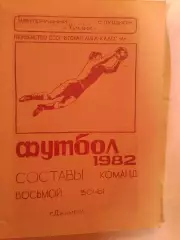 Календарь-справочник Джамбул 1982г.