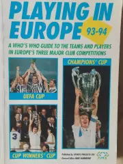 Играющие в Европе 1993-1994 304с. на анг. яз