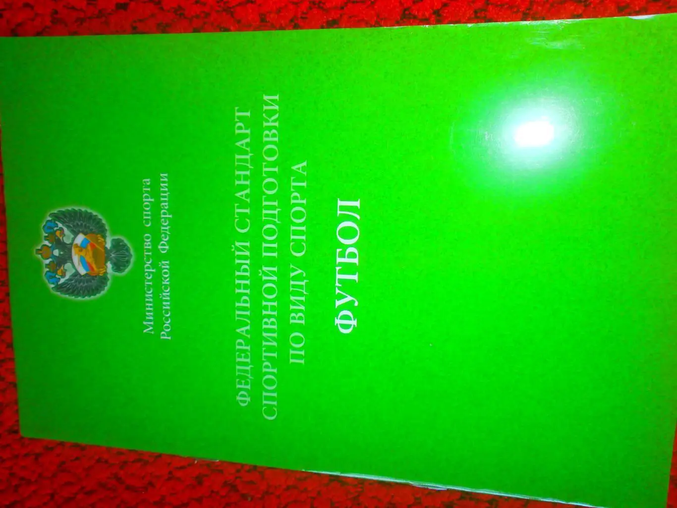 Футбол. Федеральный стандарт спорт под-ки по виду спорта 24с. 2016г.