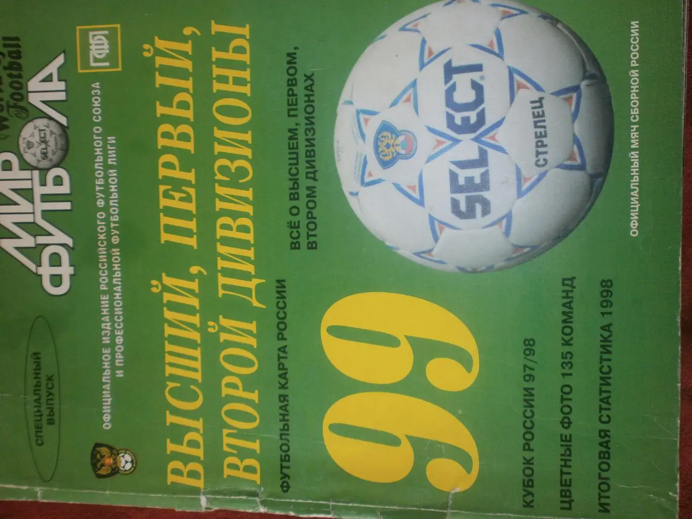 С. Ангелов Мир футбола 1999г. 128с.