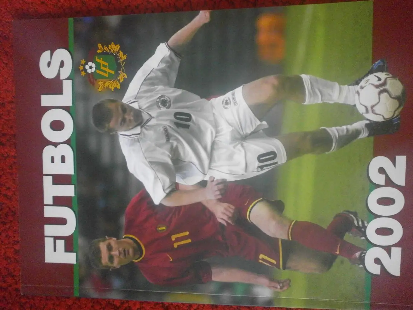 Ежегодник Футбол Латвии 2002г Рига 64с. небольшое фото команд, статистика