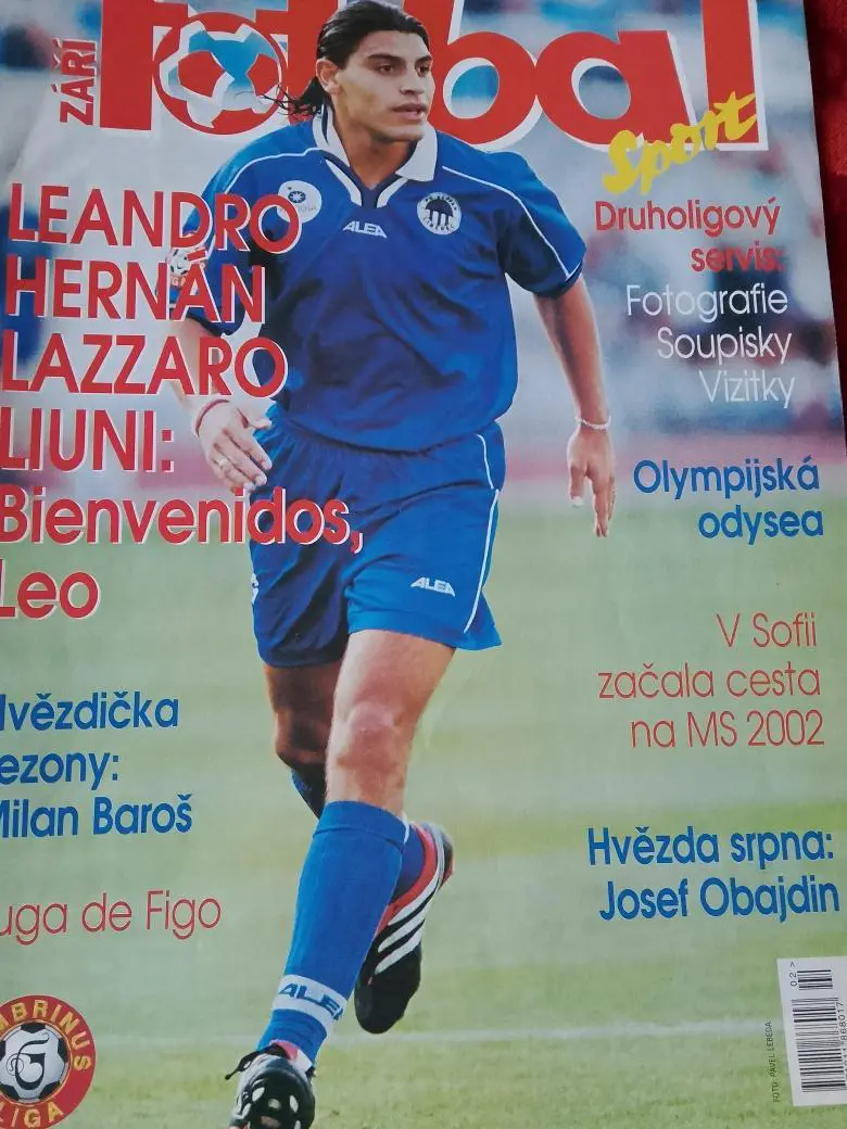 Журнал Футбол Чехия Сезон 2000 -2001 64с. Есть 16 постеров пол. А-4