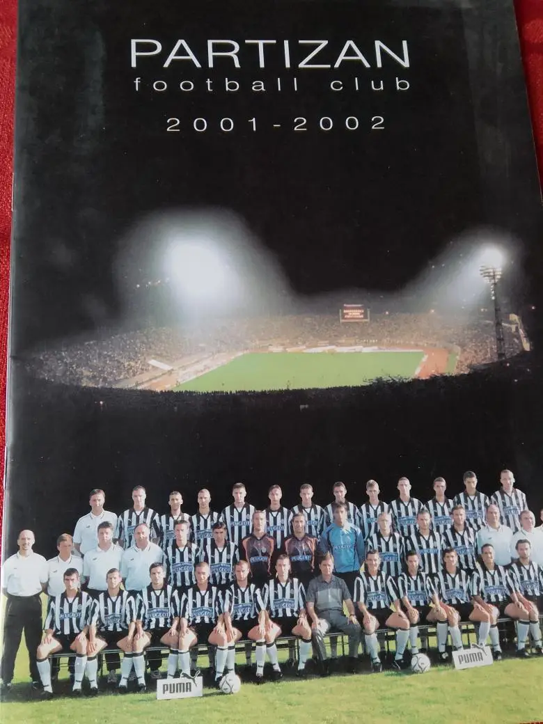 Справочник Партизан 2001-2002 28с. Белград Есть постер на развороте