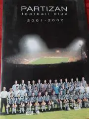 Справочник Партизан 2001-2002 28с. Белград Есть постер на развороте