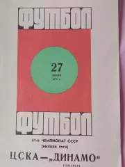 ЦСКА - Динамо Тбилиси 1978г.